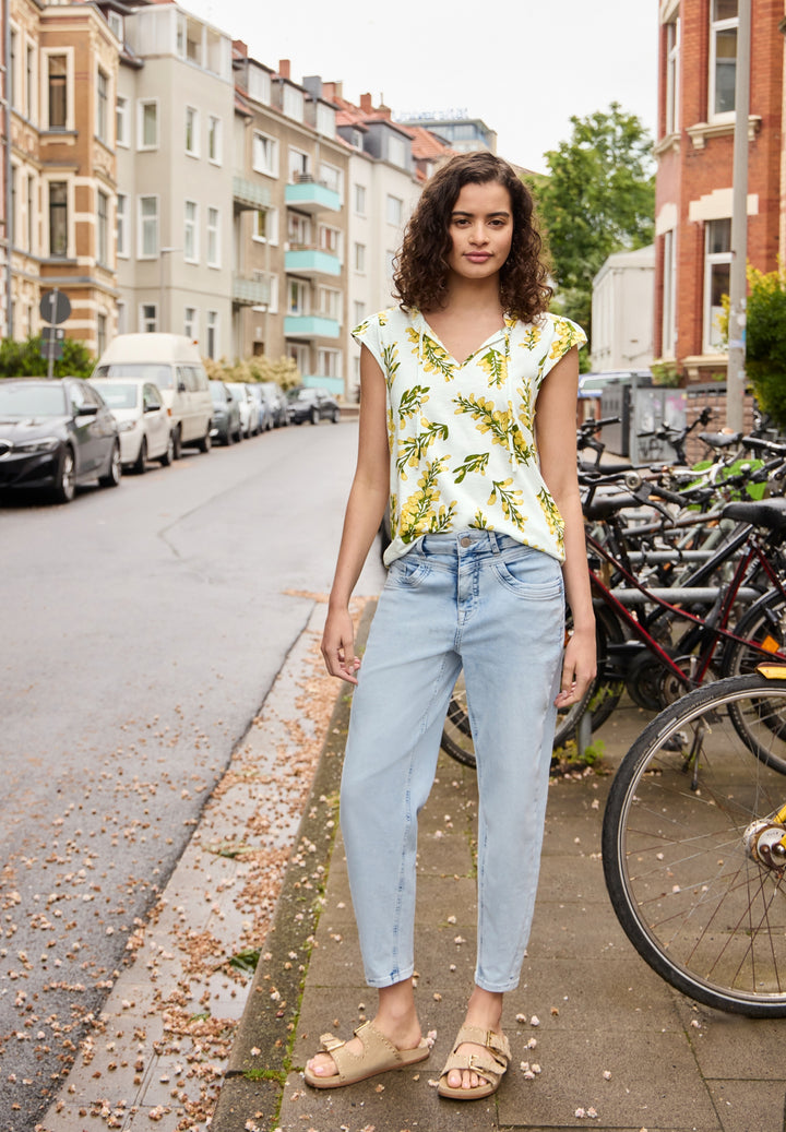 LTD QR Studio_Printed shirt w., off white 30108 Bild 5