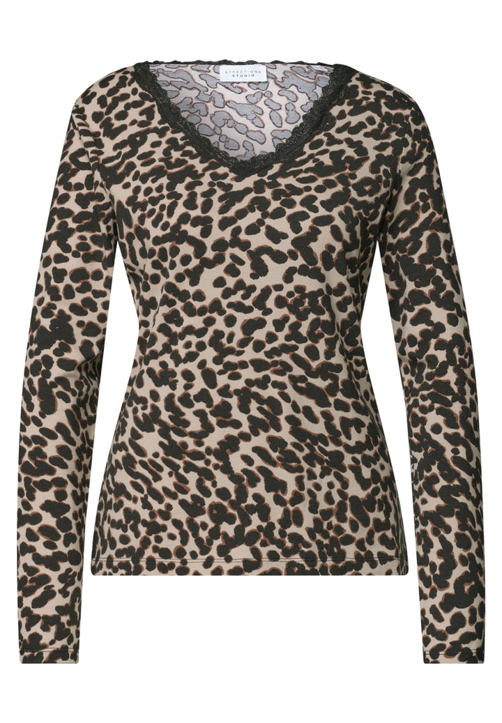 LTD QR Studio_Printed shirt w., Black 30001 Bild 1