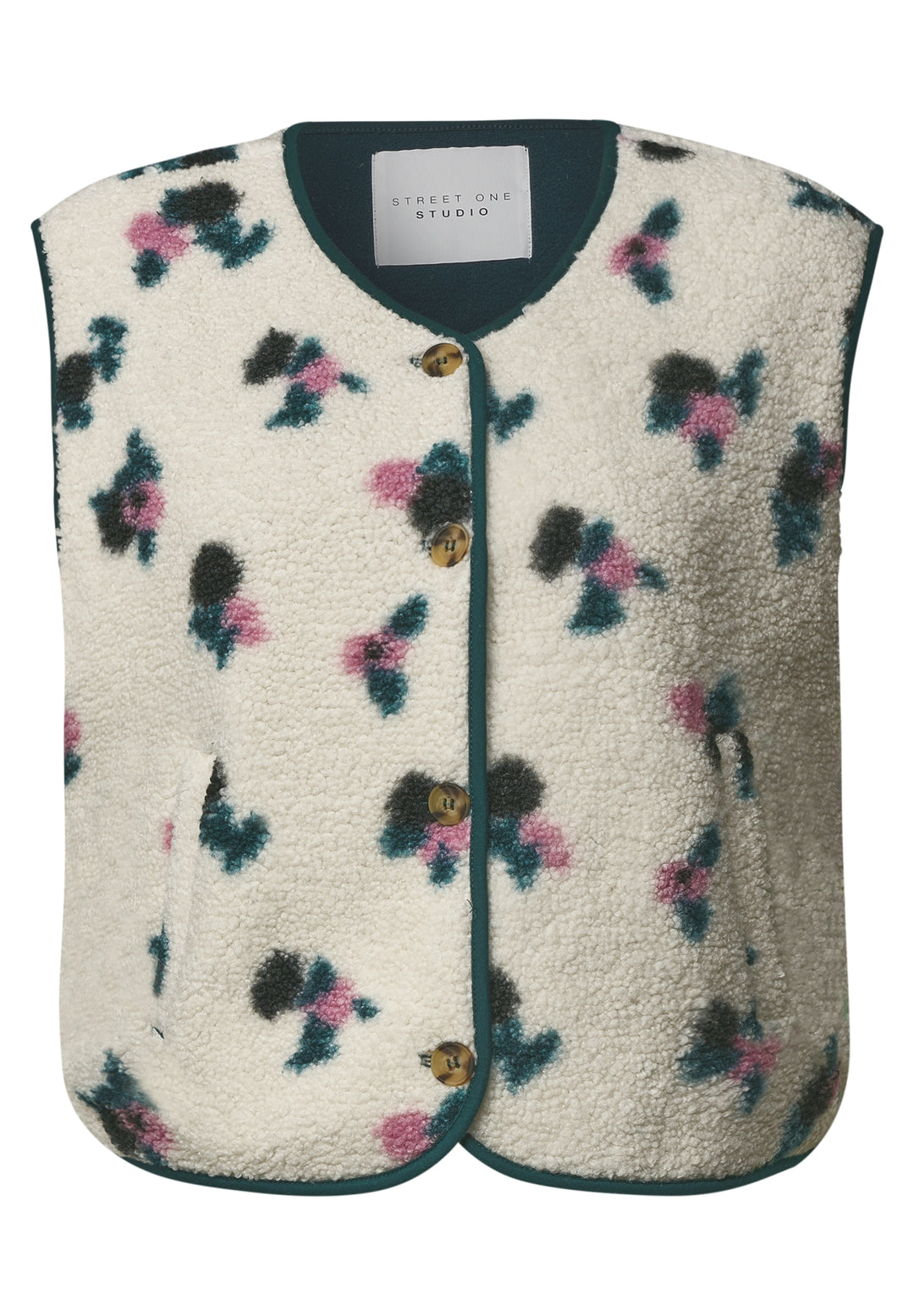 LTD QR_Studio_Printed teddy ve, creamed sand 37880 Bild 1