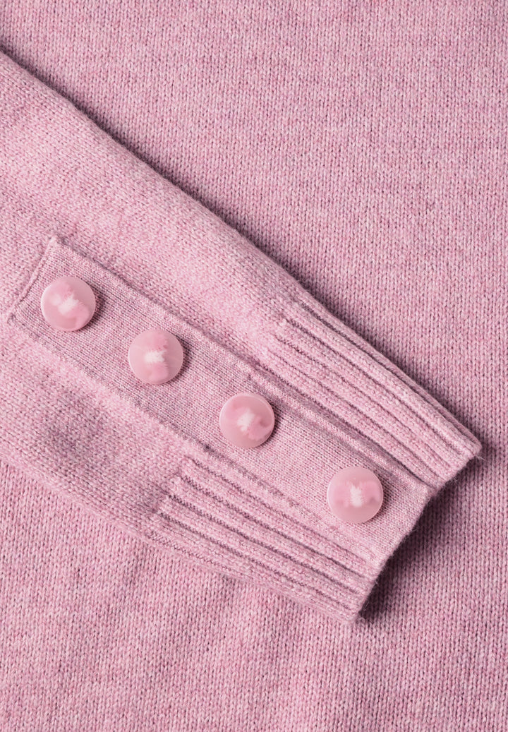 LTD QR Studio_Round neck sweat, pearly rose mel. 17883 Bild 2
