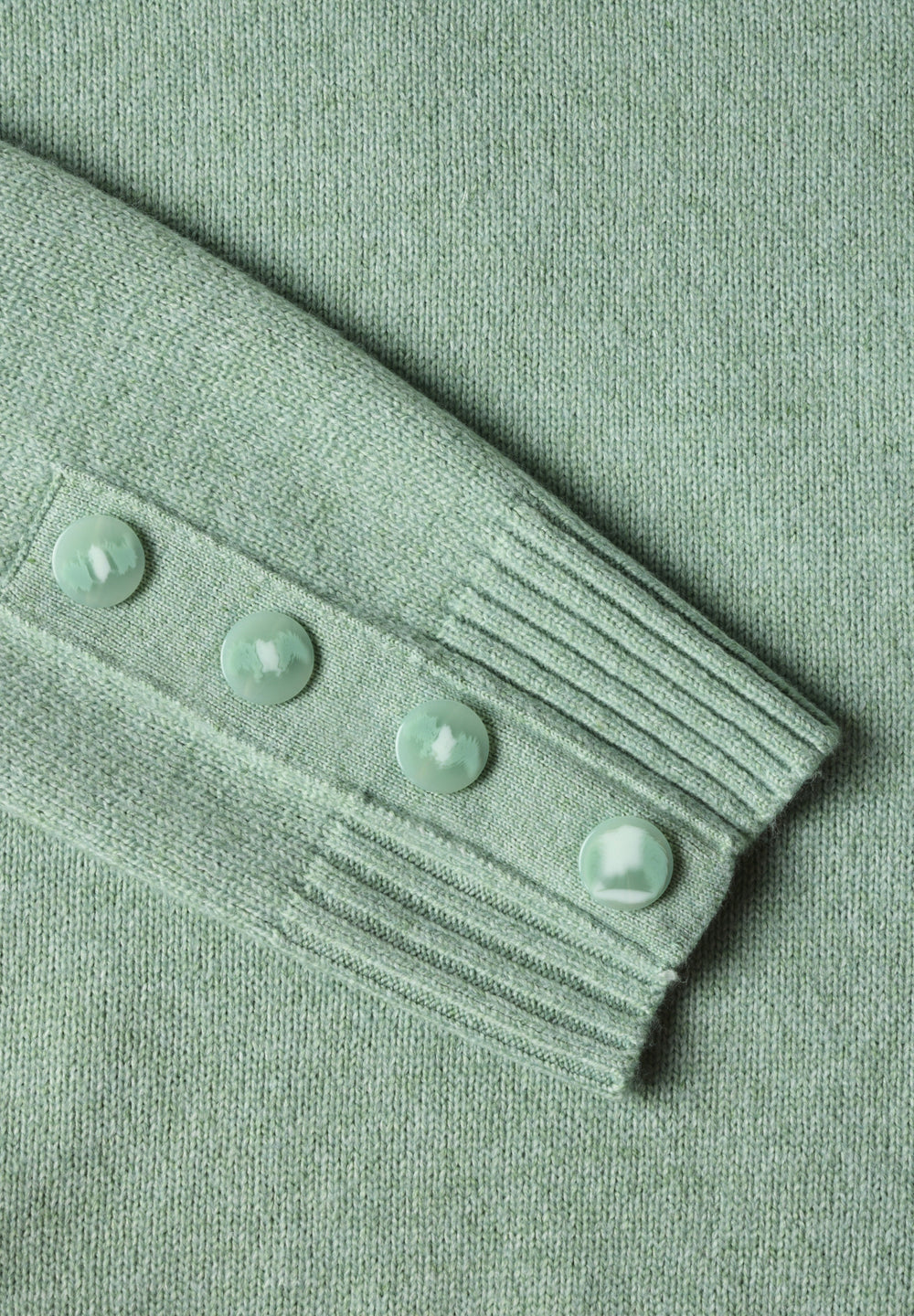 LTD QR Studio_Round neck sweat, grayed mint mel. 17950 Bild 2