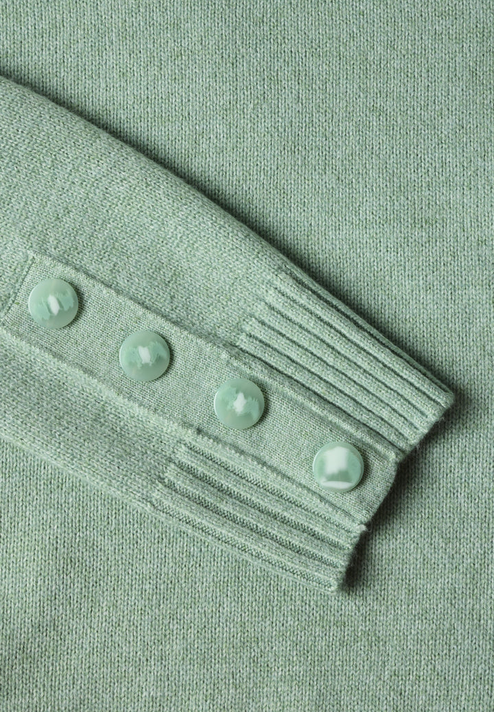 LTD QR Studio_Round neck sweat, grayed mint mel. 17950 Bild 2