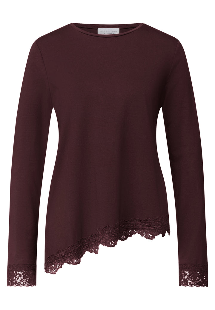 LTD QR_Studio_Shirt w.diagonal, russet red 17857 Bild 1