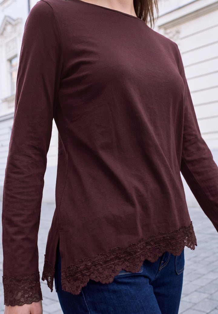LTD QR_Studio_Shirt w.diagonal, russet red 17857 Bild 6