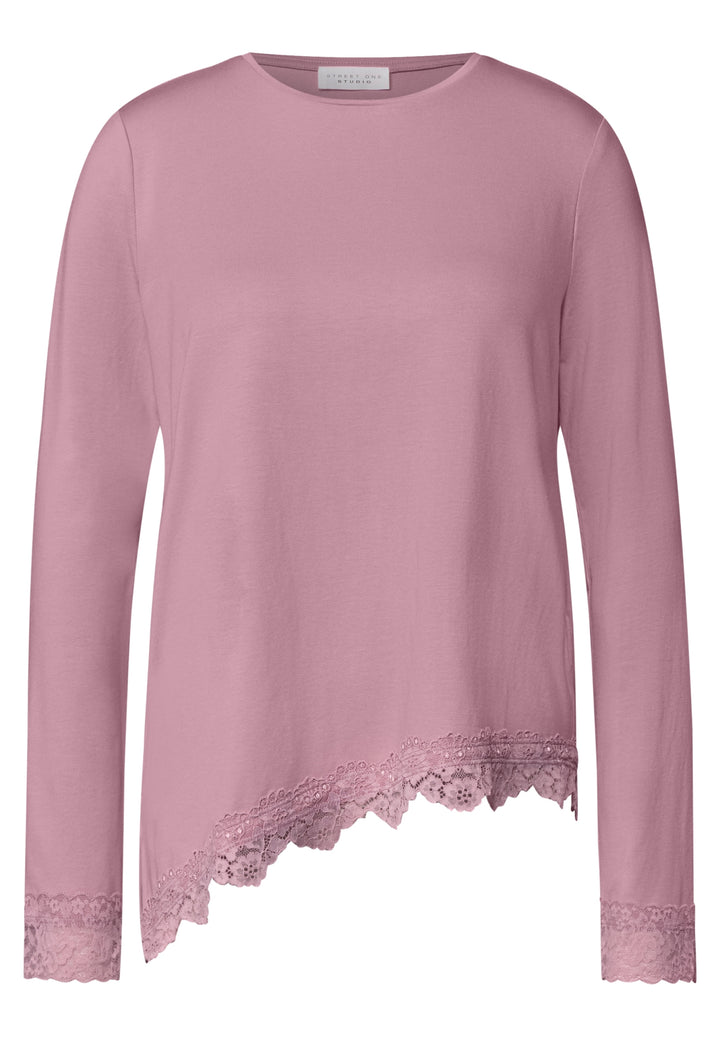 LTD QR_Studio_Shirt w.diagonal, pearly rose 17881 Bild 1
