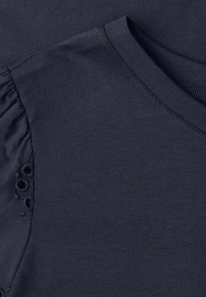 LTD QR Studio_Shirt w.embroide, maritime blue 17823 Bild 2
