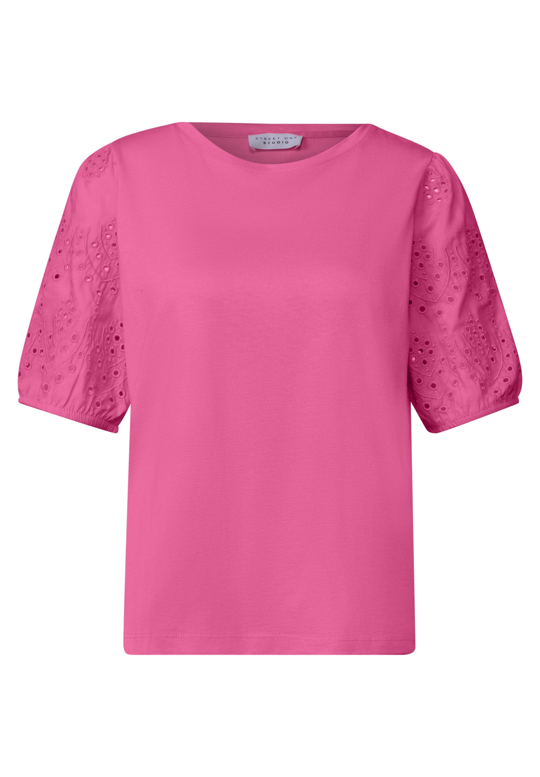 LTD QR Studio_Shirt w.embroide, simply pink 17824 Bild 1