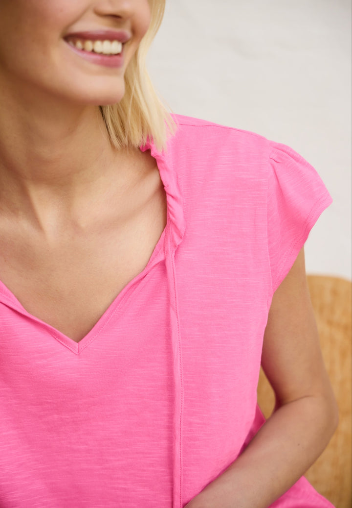 LTD QR Studio_Shirt w.frill ne, simply pink 17824 Bild 6