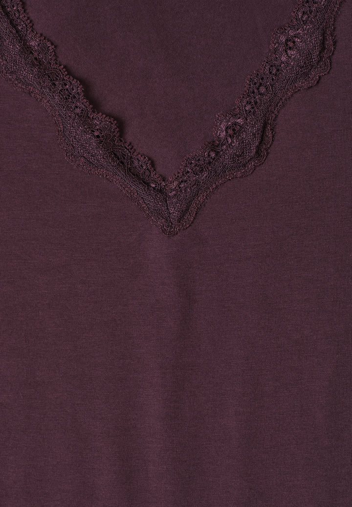 LTD QR_Studio_Shirt w.lace v-n, very berry 17464 Bild 2