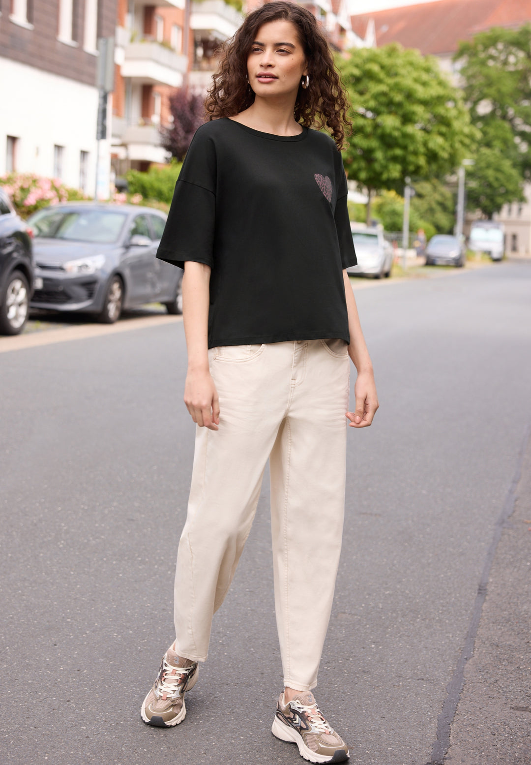 LTD QR Studio_Shirt w.printed, Black 10001 Bild 6