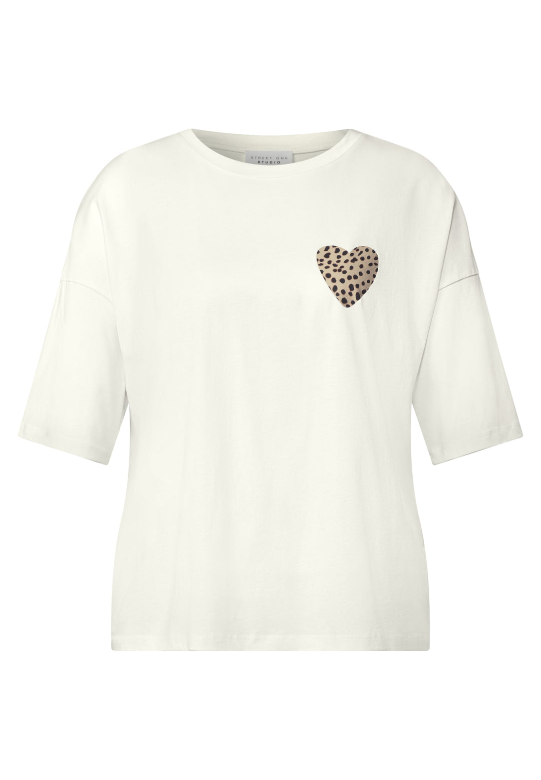LTD QR Studio_Shirt w.printed, off white 10108 Bild 1