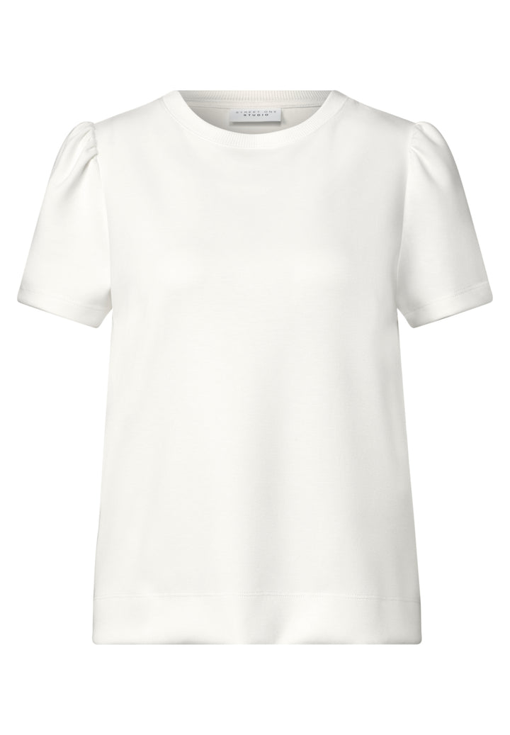 LTD QR Studio_Shirt w.puff sle, off white 10108 Bild 1