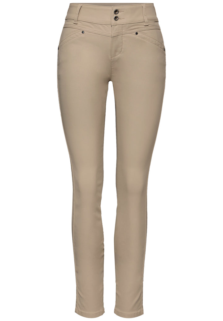 LTD QR_Studio_Slim Fit Coating, dark morn beige 16921 Bild 1