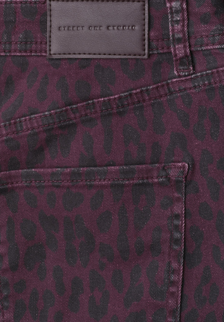 LTD QR_Studio Style Barrel Fit, burgundi printed wash 18209 Bild 2