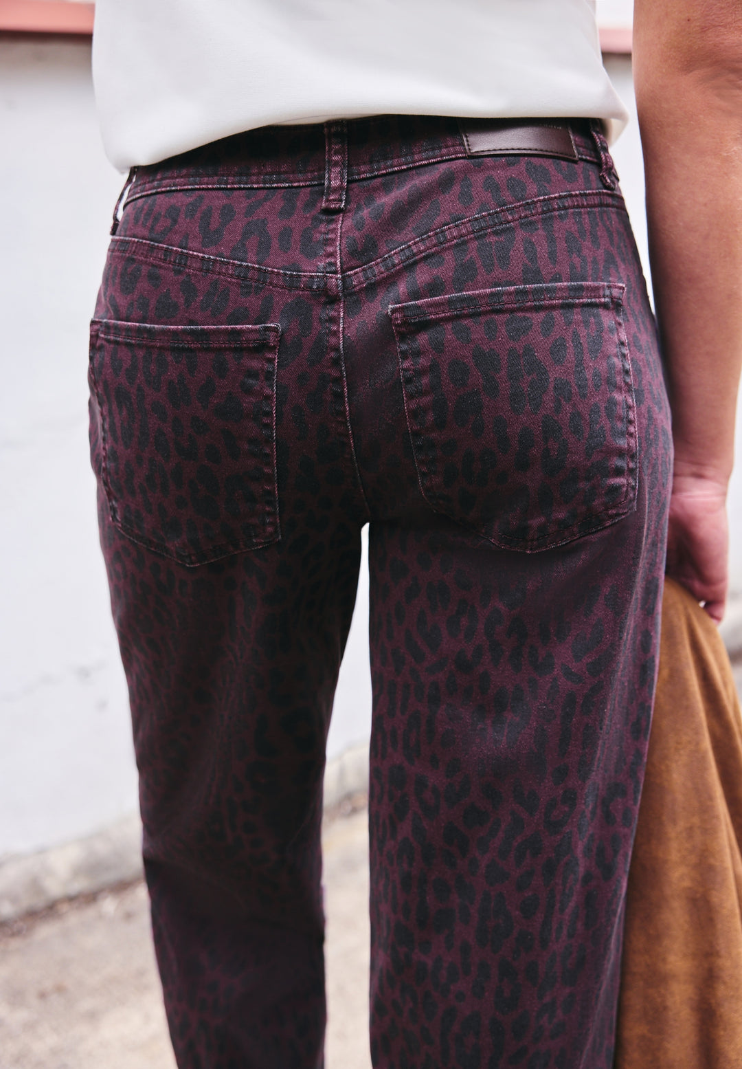 LTD QR_Studio Style Barrel Fit, burgundi printed wash 18209 Bild 6