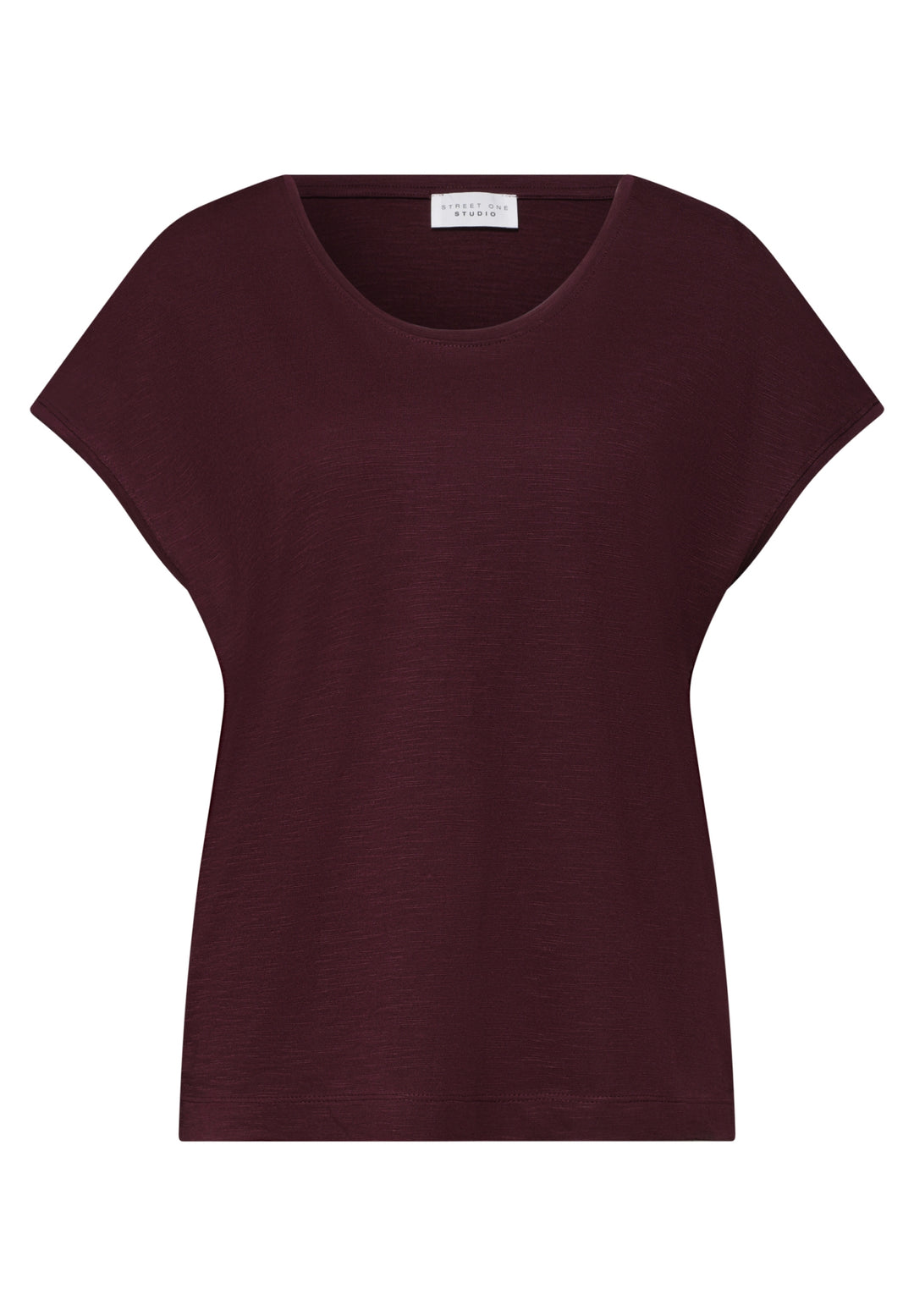 LTD QR_Studio_v-neck jersey sl, very berry 17464 Bild 1