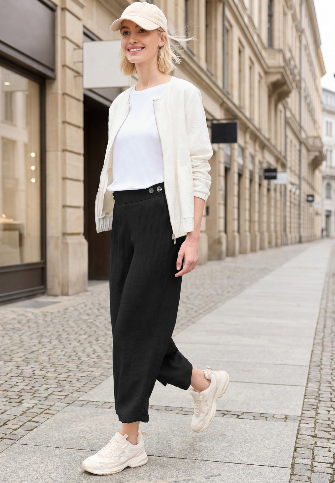 LTD QR_Studio_Wide Leg MW line, Black 10001 Bild 5