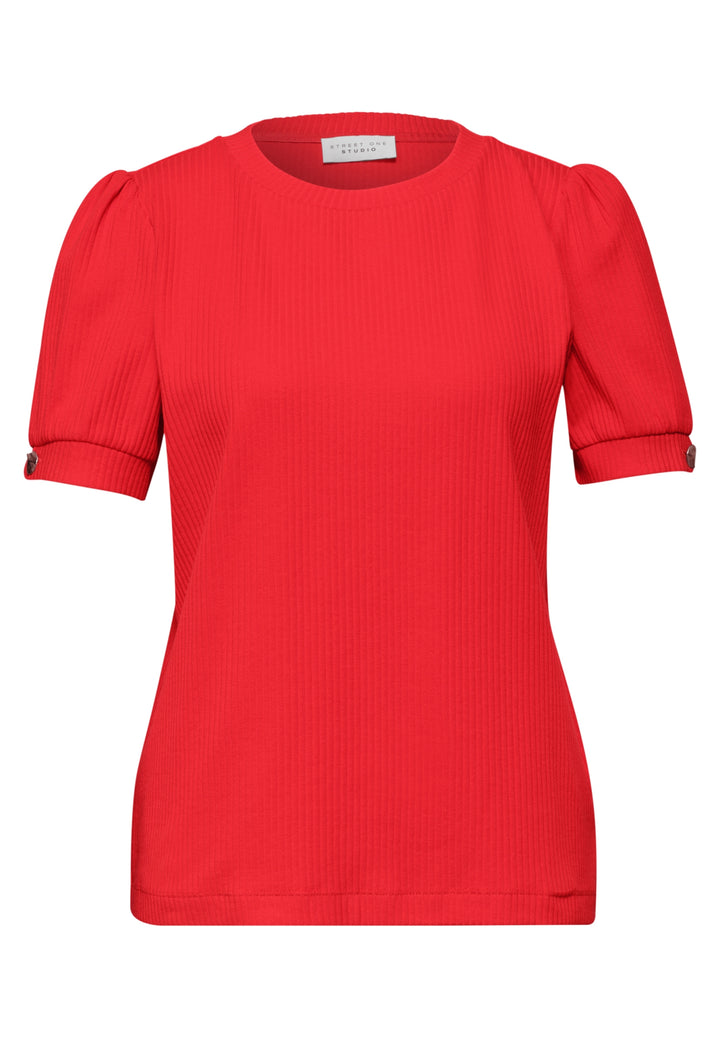 LTD_Studio_rib shirt w.deco bu, chili red 17288 Bild 1