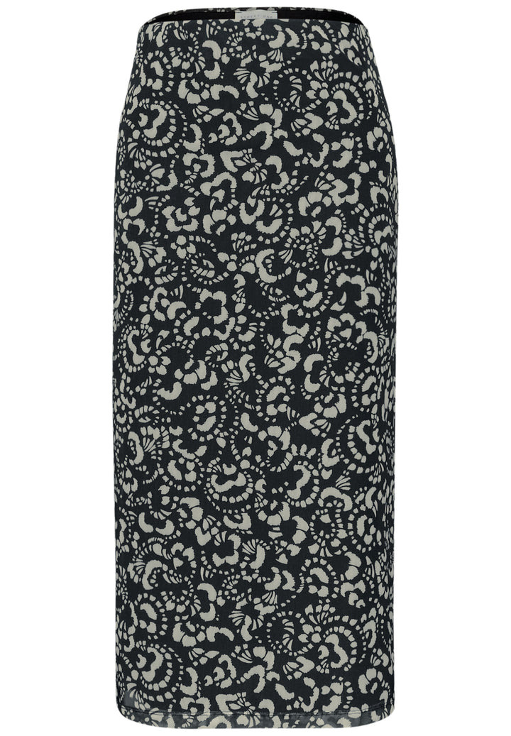 Mesh Skirt AOP, Black 20001 Bild 1