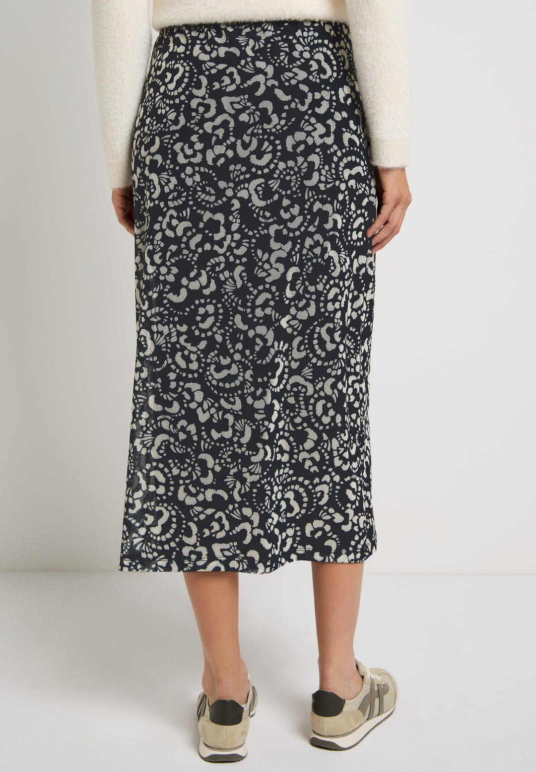 Mesh Skirt AOP, Black 20001 Bild 4
