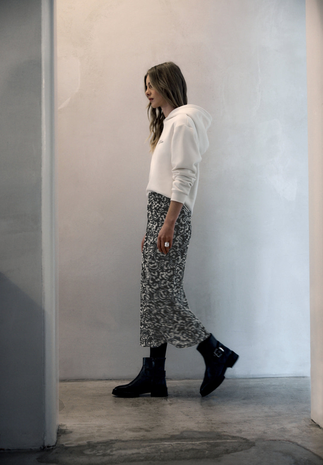 Mesh Skirt AOP, Black 20001 Bild 6