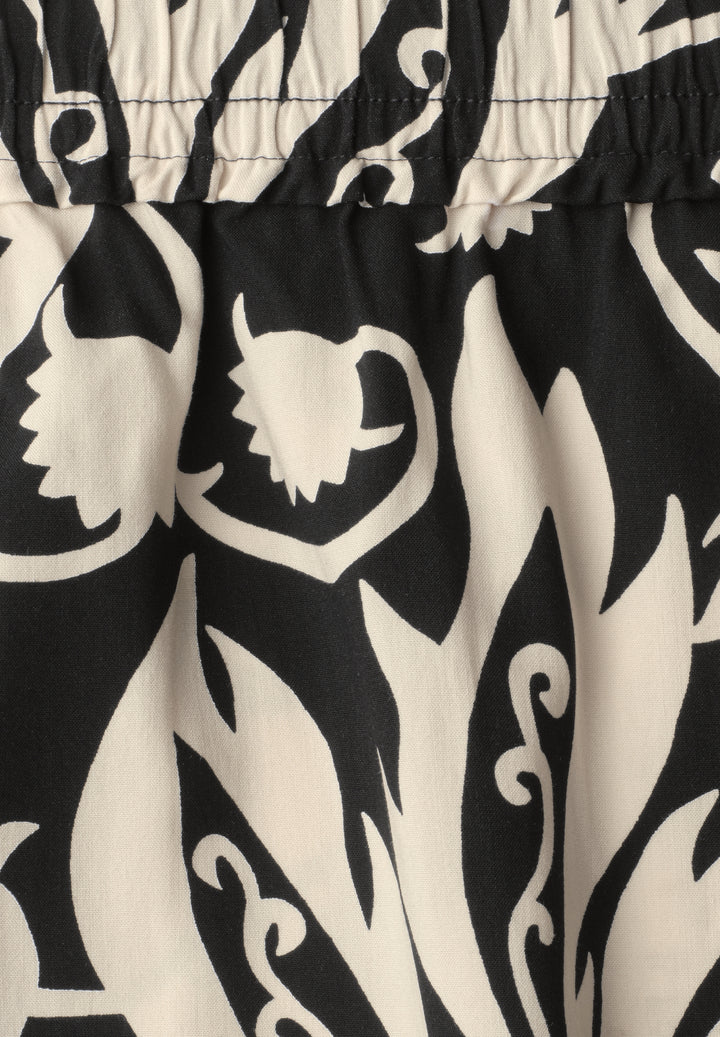 Midi Volant skirt_AOP, Black 20001 Bild 2