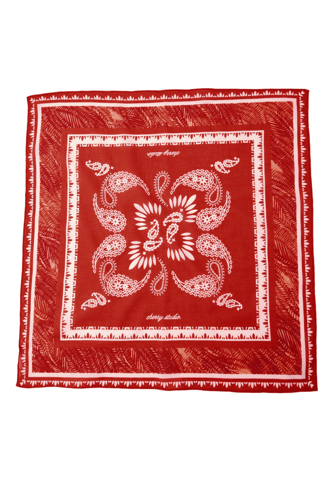 Printed Cotton Bandana_Red, torch red 37415 Bild 1