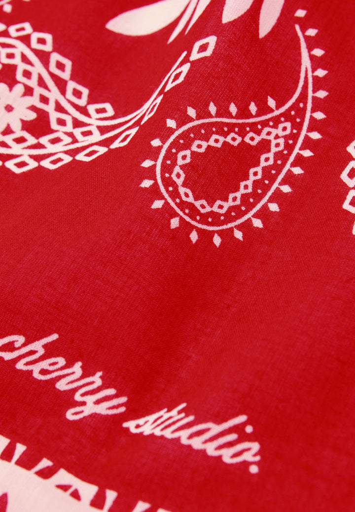 Printed Cotton Bandana_Red, torch red 37415 Bild 2