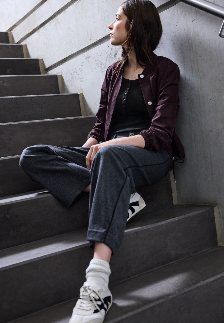 QR_Studio_basic rib shirt w.bu, Black 10001 Bild 7