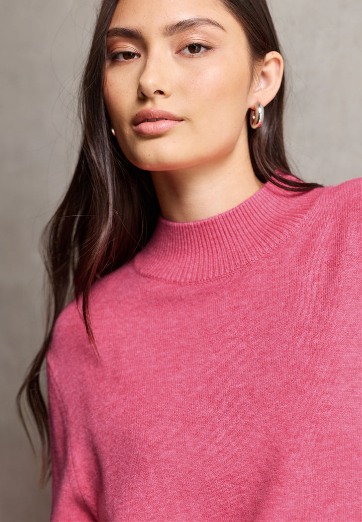 QR Studio_cosy sweater turtle, candy pink mel. 16896 Bild 6