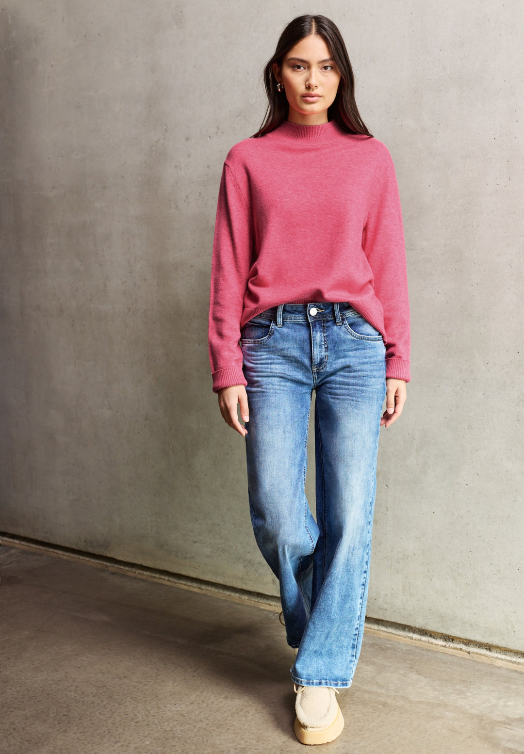 QR Studio_cosy sweater turtle, candy pink mel. 16896 Bild 7