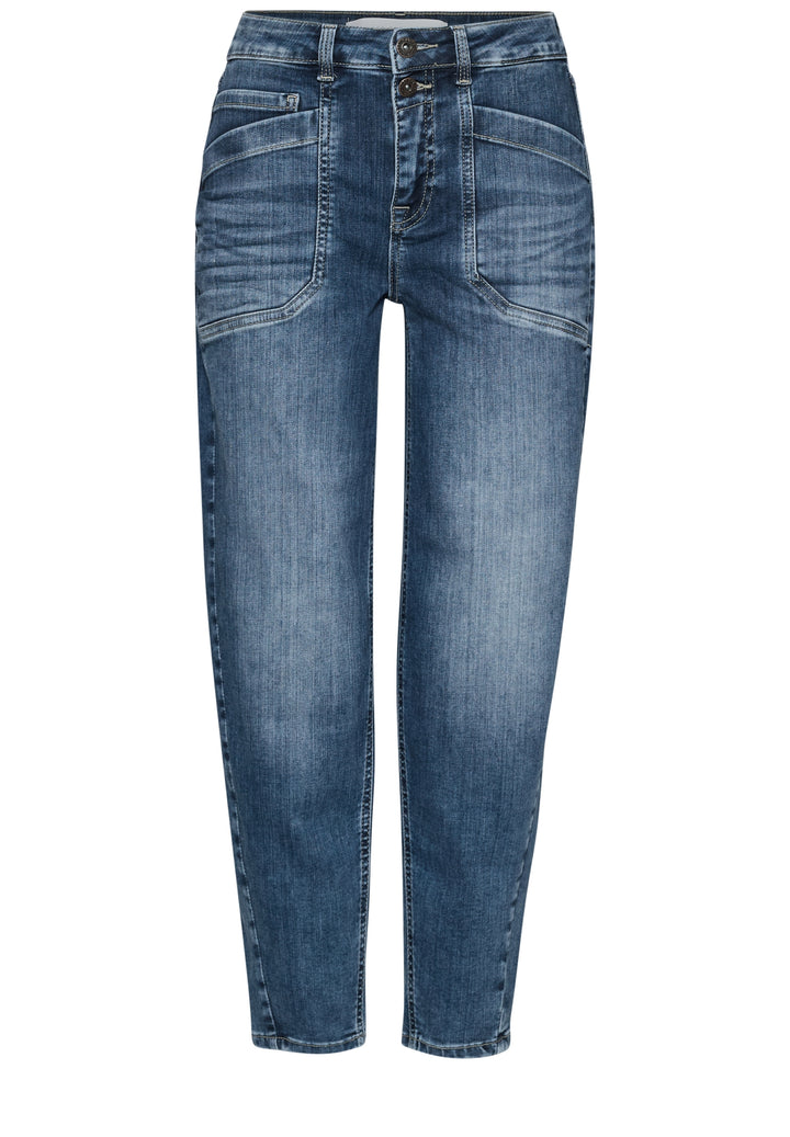 QR Studio Style Cleo Barrel Fi, mid blue random washed 18073 Bild 1
