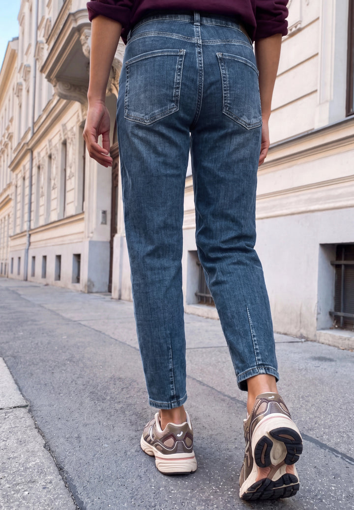 QR Studio Style Cleo Barrel Fi, mid blue random washed 18073 Bild 4