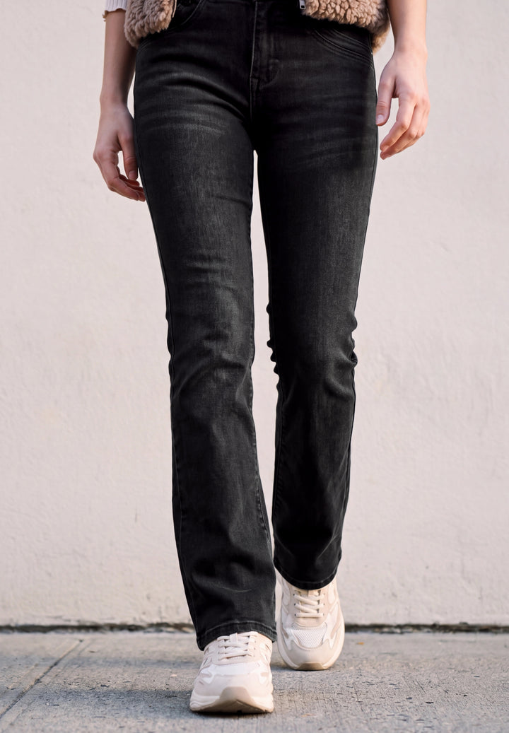QR Studio Style Lou Bootcut,mw, authentic black washed 18069 Bild 5