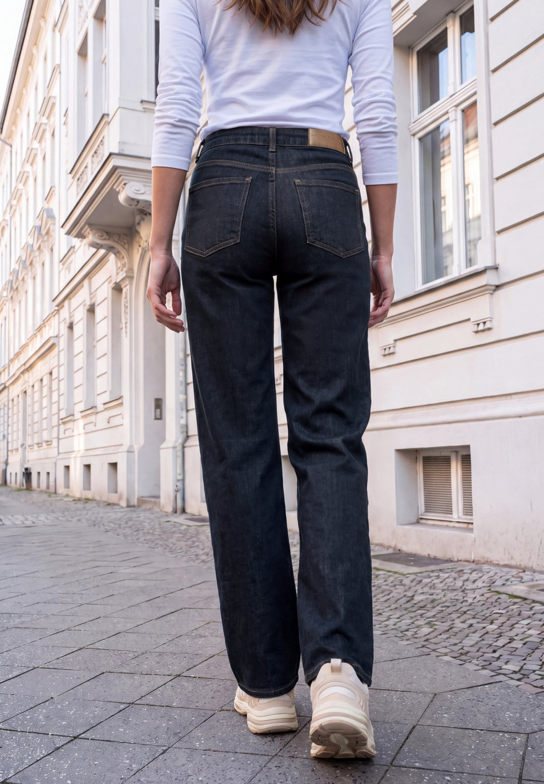 QR Studio Style Luca Wide Leg,, rinsed blue washed 18075 Bild 4
