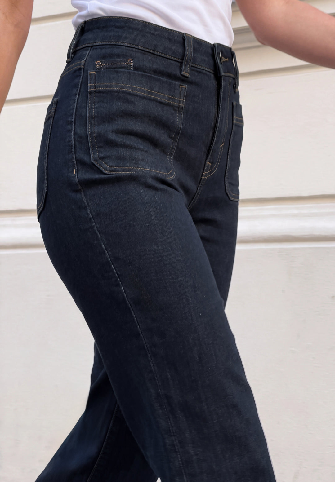 QR Studio Style Luca Wide Leg,, rinsed blue washed 18075 Bild 6