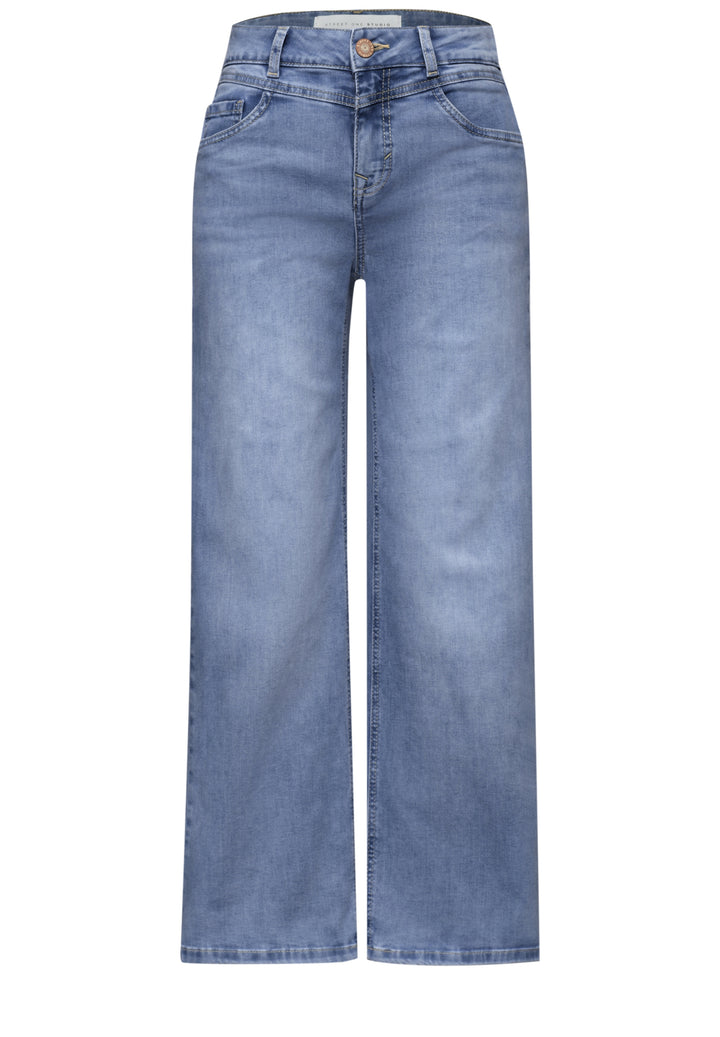 QR Studio Style Wide Leg Cropp, light blue wash 17694 Bild 1