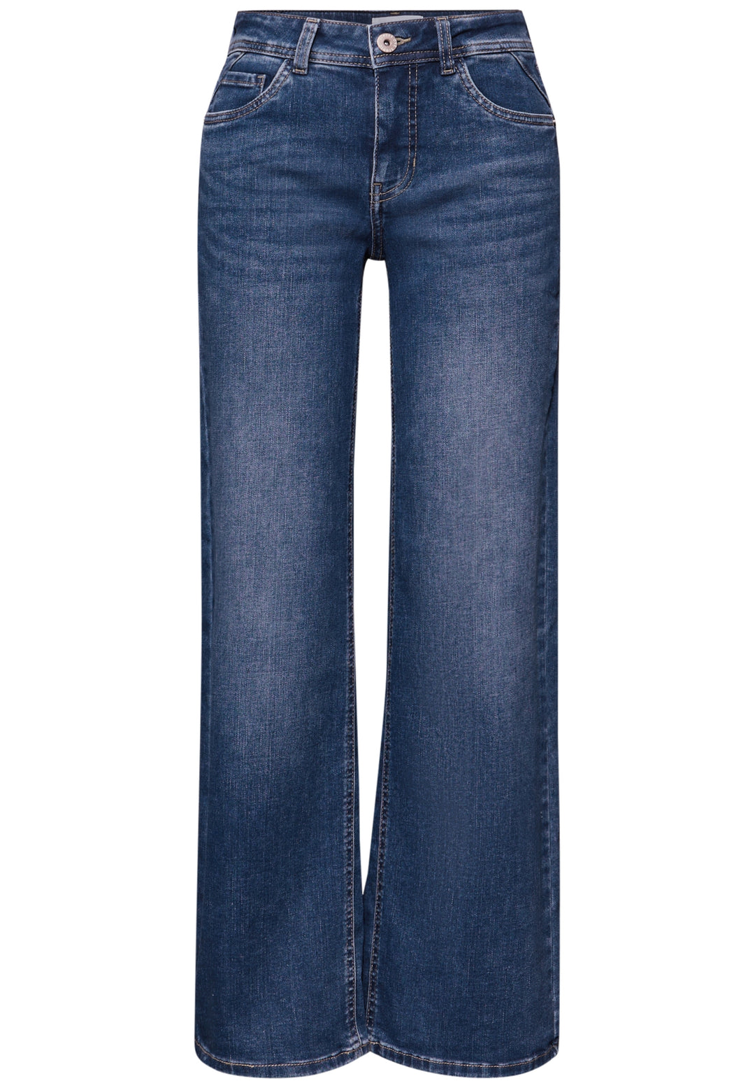 QR Studio Style Wideleg,mw,mid, Medium Blue Soft washed 17646 Bild 1