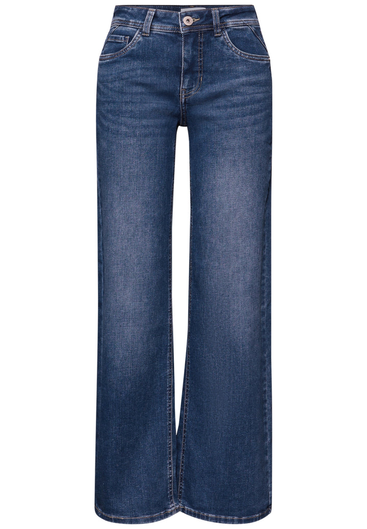 QR Studio Style Wideleg,mw,mid, Medium Blue Soft washed 17646 Bild 1