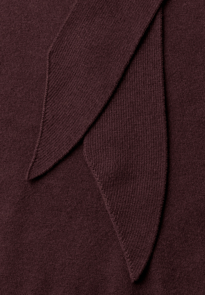 Scarf collar sweater, russet red 17857 Bild 2