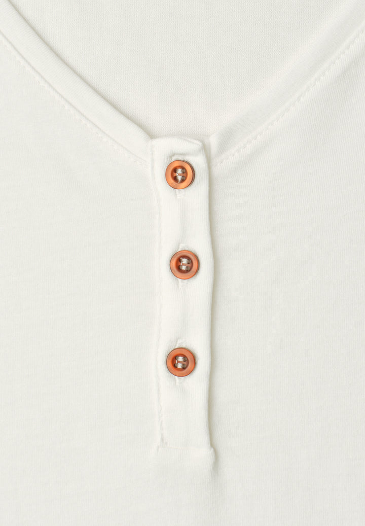 shirt w.button panel and volan, off white 10108 Bild 2