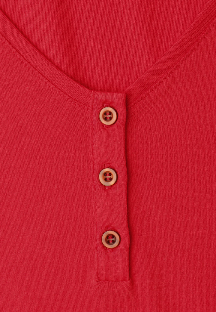 shirt w.button panel and volan, chili red 17288 Bild 2