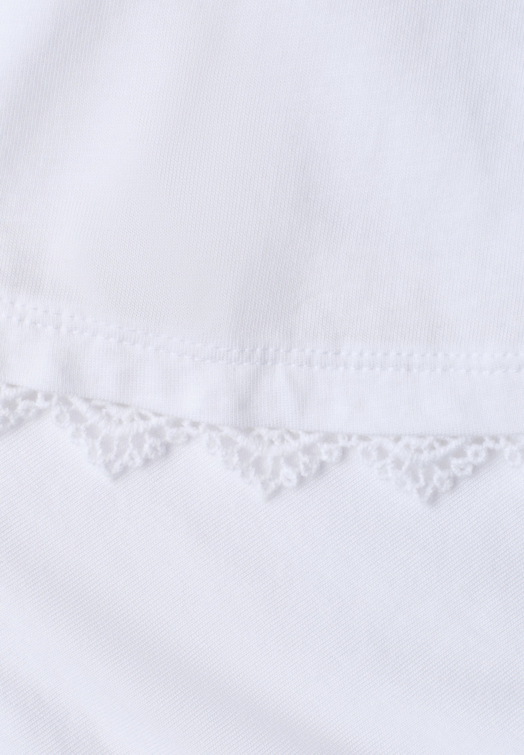 Studio_Basic shirt w.crochet c, White 10000 Bild 2