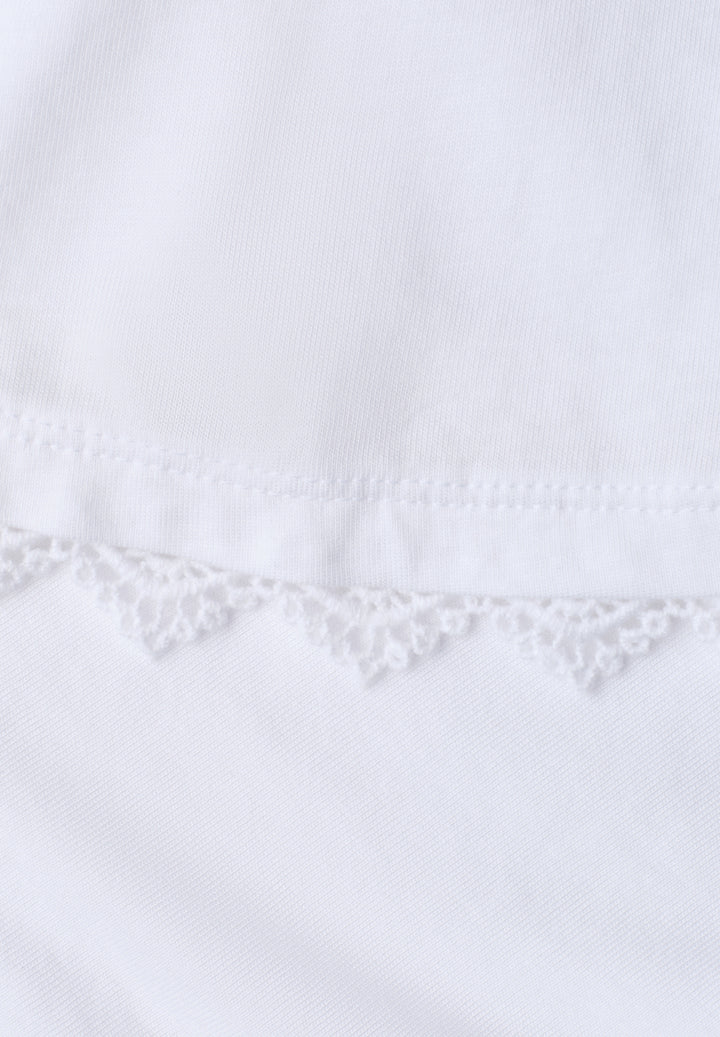 Studio_Basic shirt w.crochet c, White 10000 Bild 2