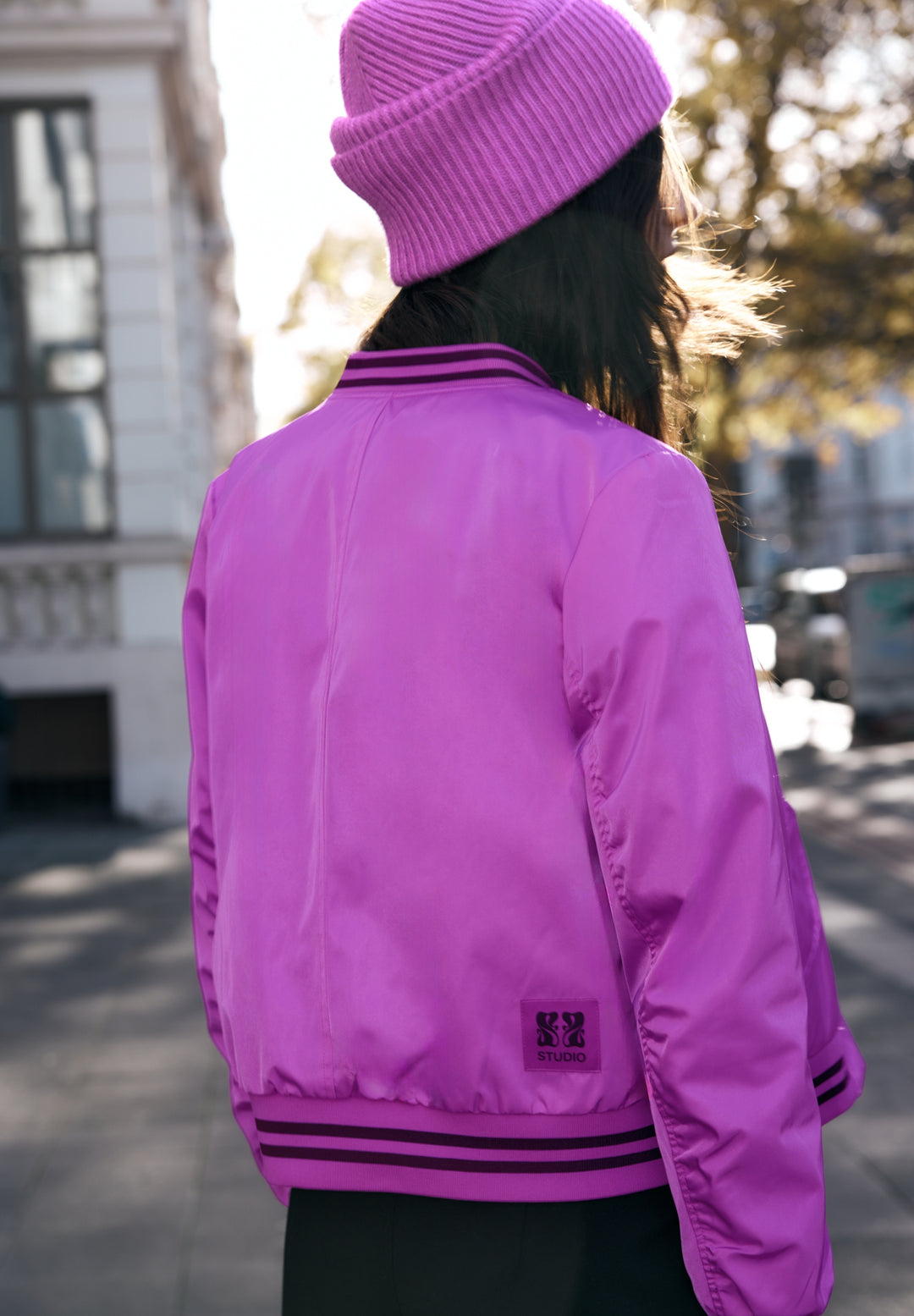 Studio Bomber Jkt, floral pink 17165 Bild 4