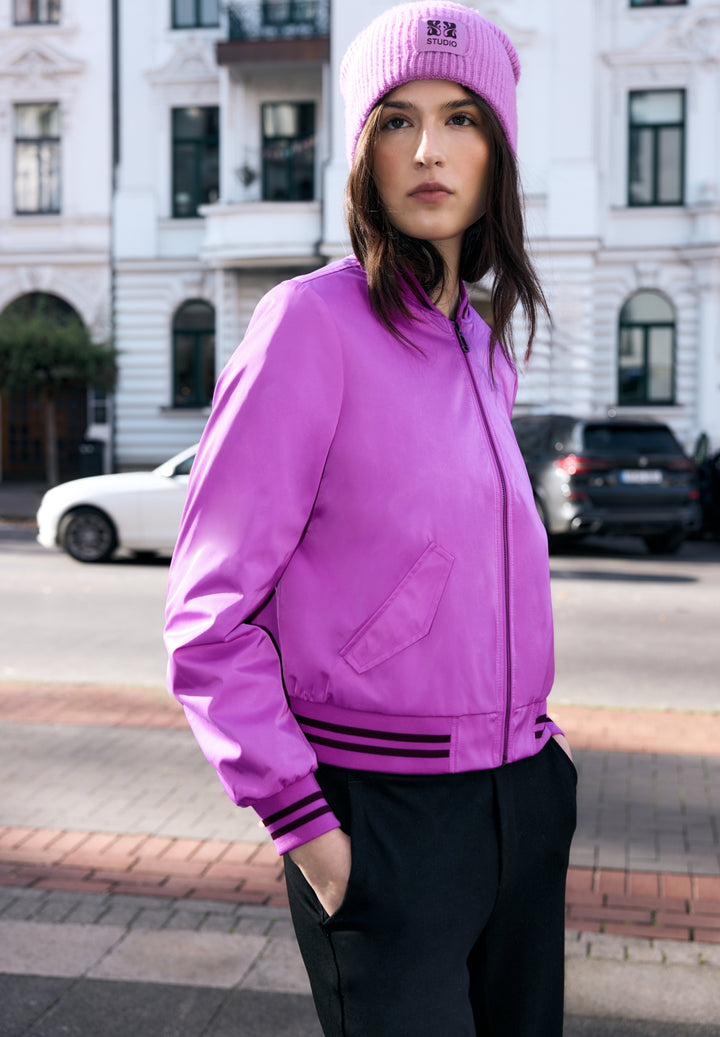 Studio Bomber Jkt, floral pink 17165 Bild 6