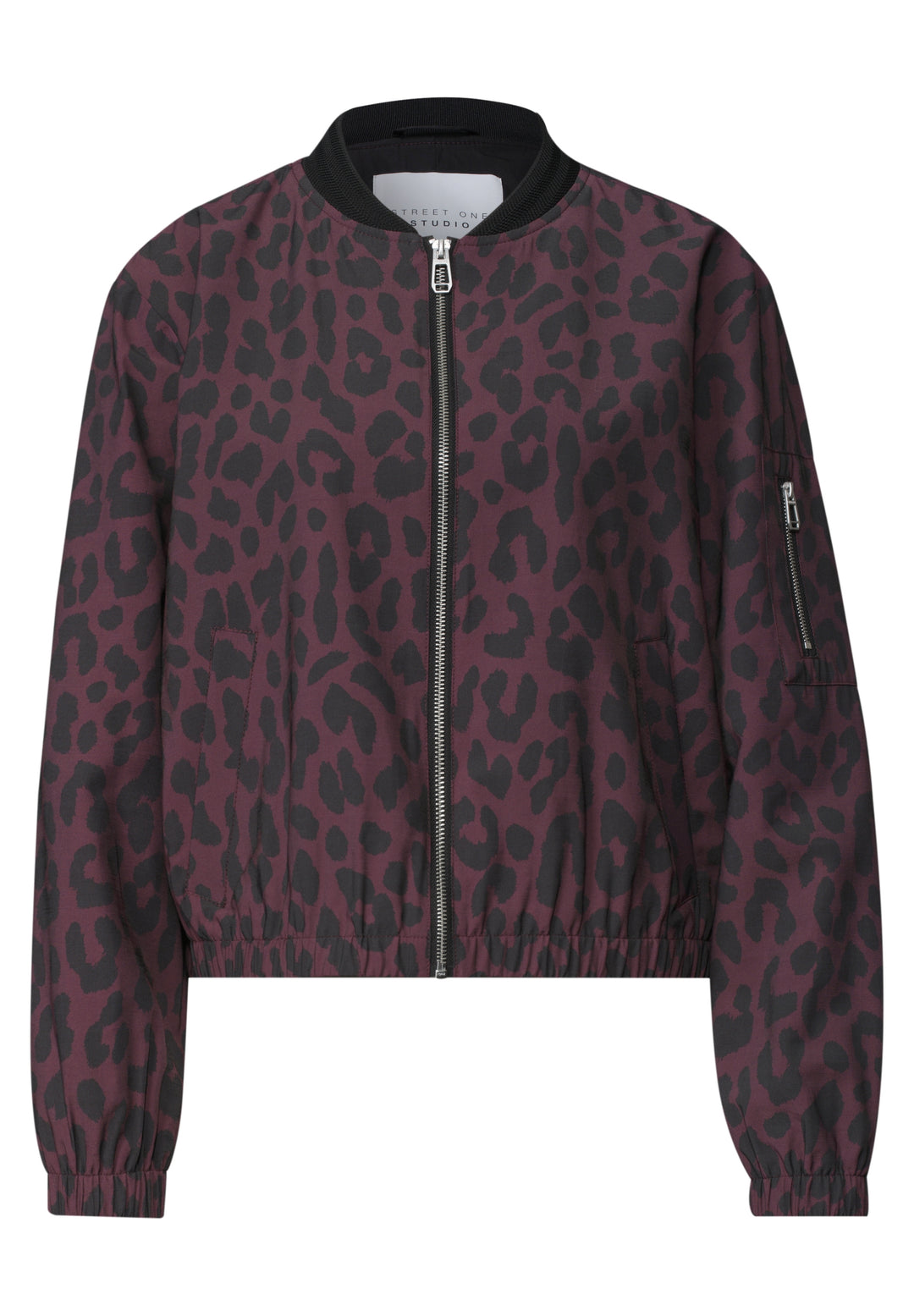 Studio Bomber Jkt w. AOP, very berry 27464 Bild 1