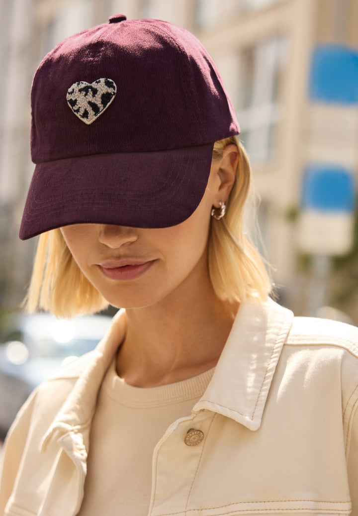 Studio_Fine Corduroy Cap with, very berry 17464 Bild 3