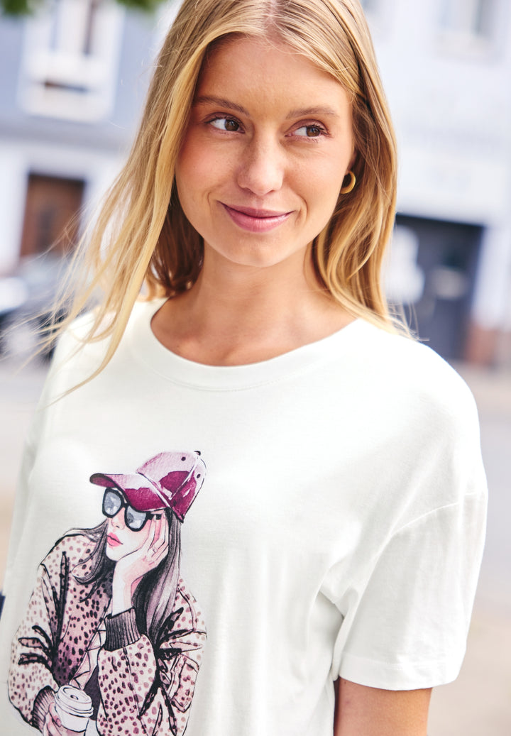 Studio_Lady print shirt, off white 30108 Bild 6