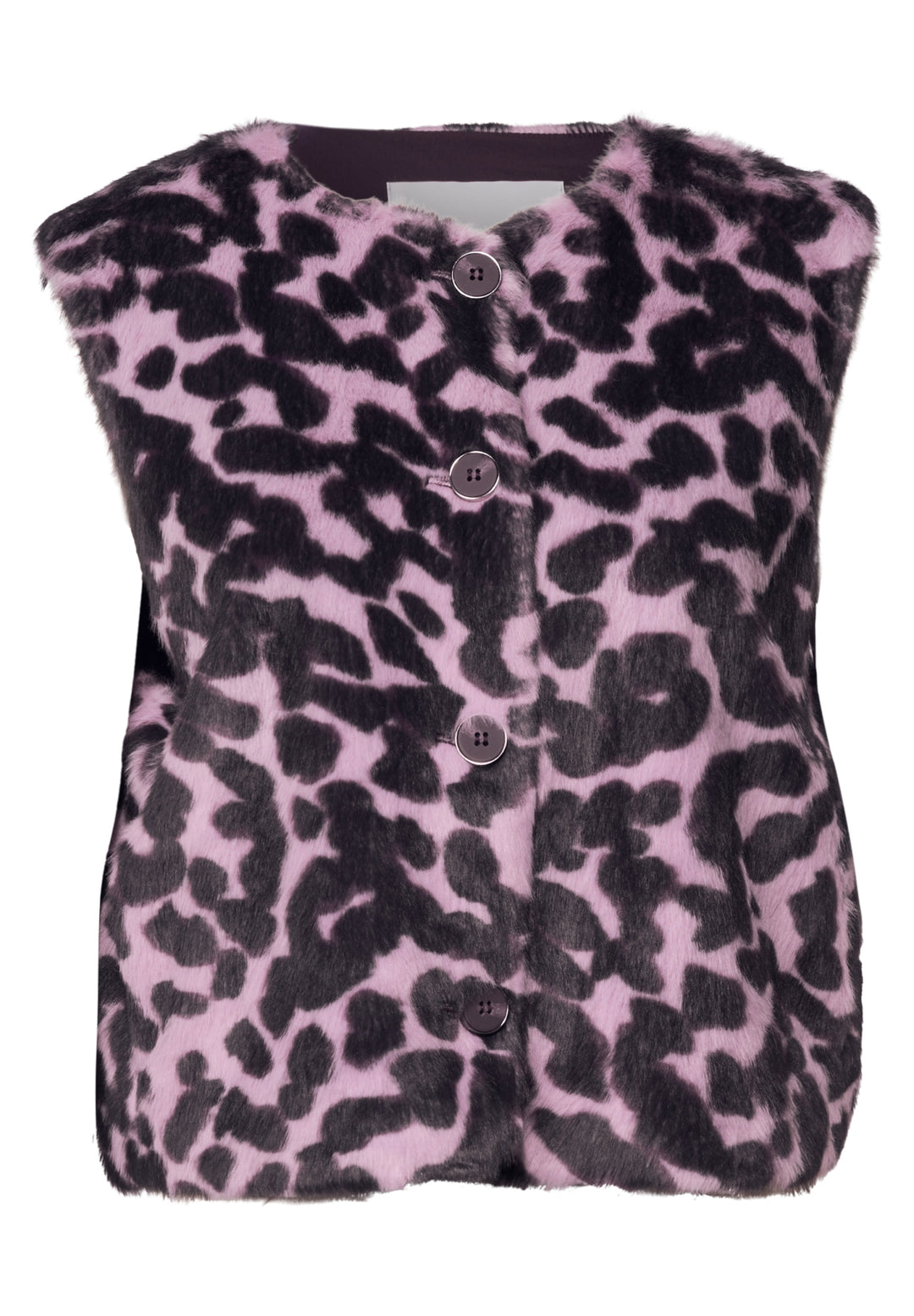 Studio Leo Fake Fur Vest, pearly rose 37881 Bild 1